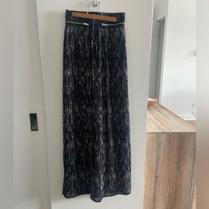 The kooples pleaded maxi skirt